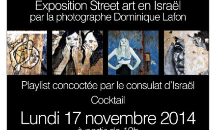 Exposition : MURS MURS Exposition Street art en Israël ce 17 Novembre 2014 au Centre Darius Milhaud à Aix-En-Provence