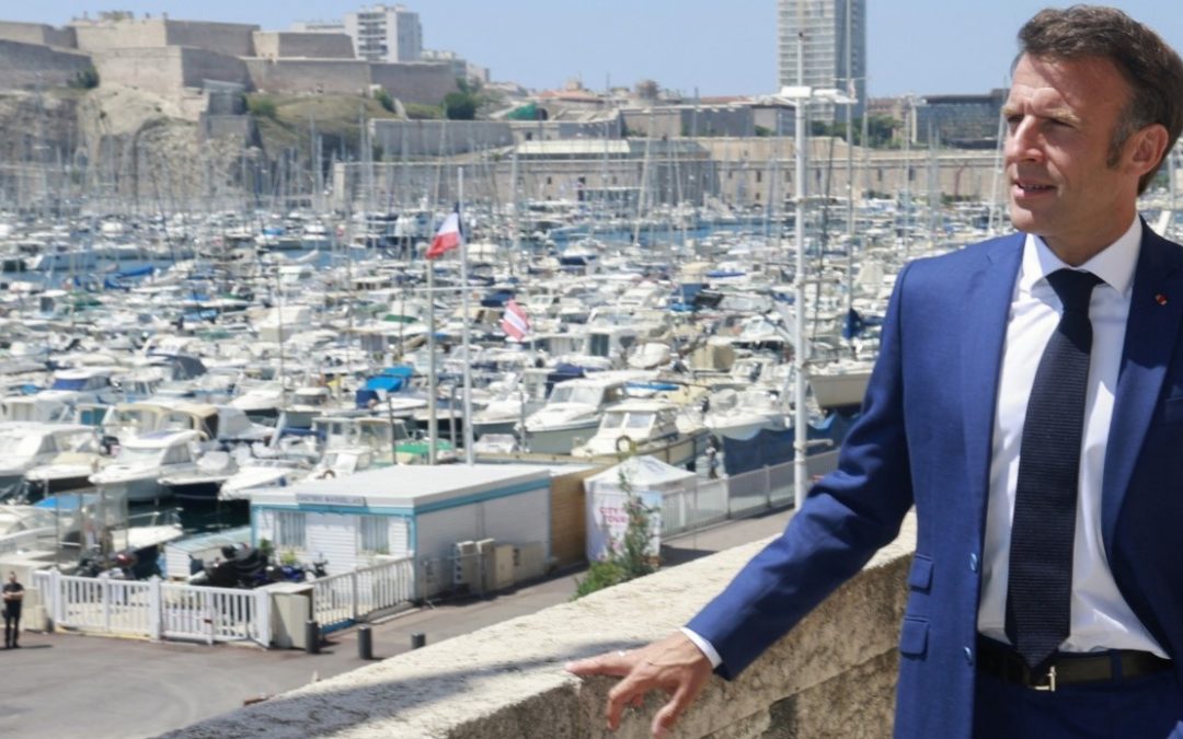 Visite du Président Emmanuel Macron à Marseille