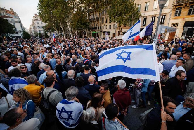 MARSEILLE : PLUS DE MILLE PERSONNES REUNIES POUR SOUTENIR ISRAEL