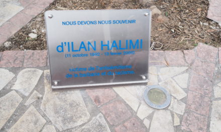 Inauguration d’une plaque en souvenir d’Ilan Halimi à l’école Yavné à Marseille