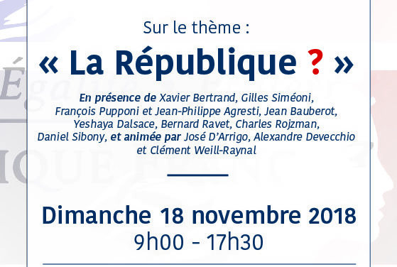 7e Convention Régionale du Crif Marseille-Provence autour du thème “La République ?” : Inscriptions pour cette journée du 18 Novembre à Marseille !