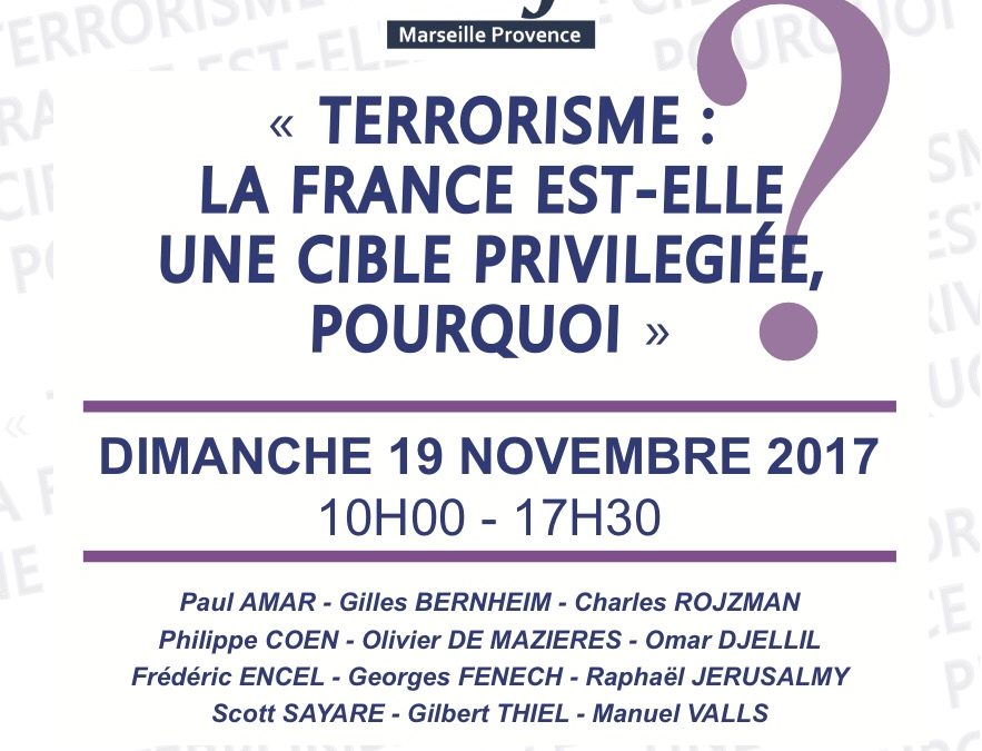 6e Convention Régionale du Crif Marseille-Provence le Dimanche 19 Novembre 2017