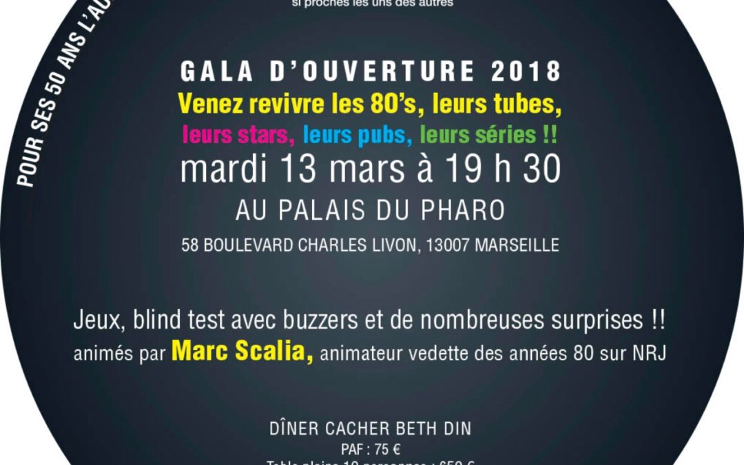 L’AUJF fête ses 50 ans à Marseille le 13 Mars 2018