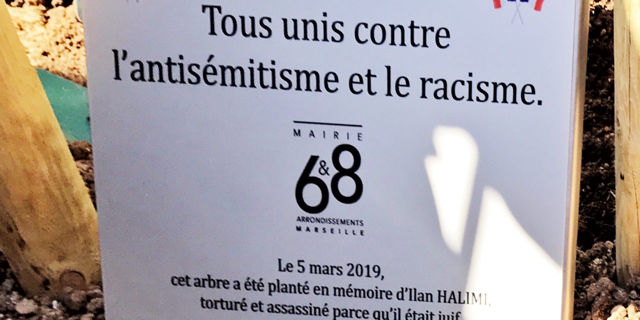 Recueillement en hommage à  Ilan Halimi à la Mairie de Bagatelle – 6ème et 8ème arrondissements de la ville de Marseille