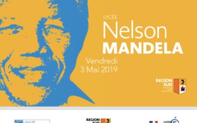Inauguration du lycée Nelson Mandela à Marseille (13012)