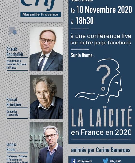 Conférence : La laïcité en France en 2020