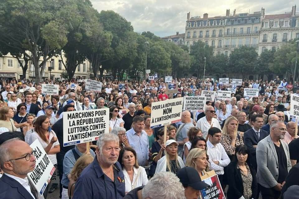 LE CRIF EN ACTION – RASSEMBLEMENT CITOYEN CONTRE L’ANTISÉMITISME ORGANISÉ PAR LE CRIF MARSEILLE PROVENCE