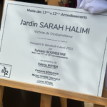 Retour sur l’inauguration du jardin Sarah Halimi